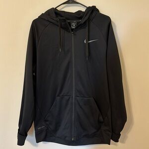 Nike dri-fit fleece zip up hoodie
